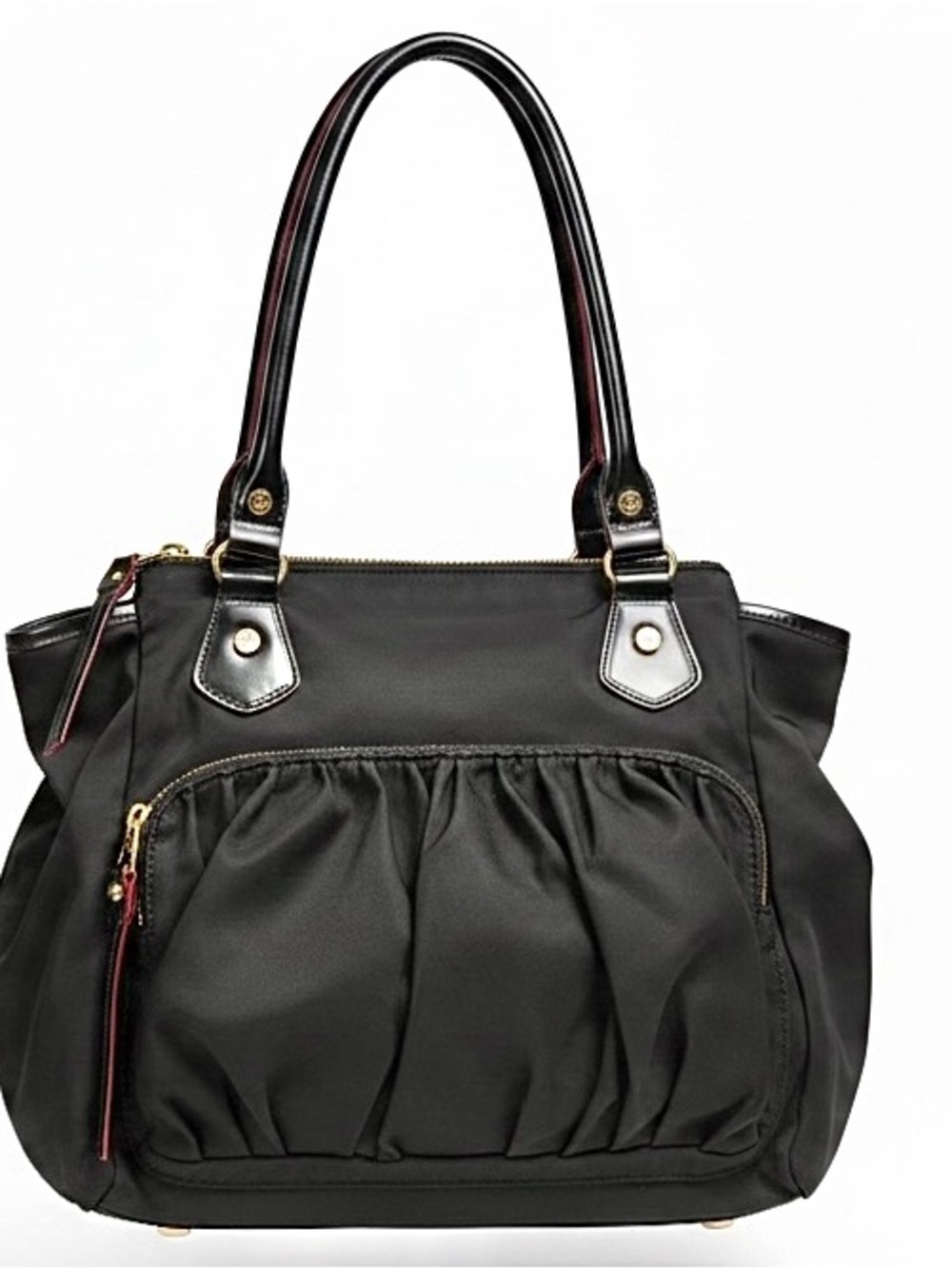 MZ Wallace Black Bedford Nylon Bag Multi Purpose Pockets & Compartments